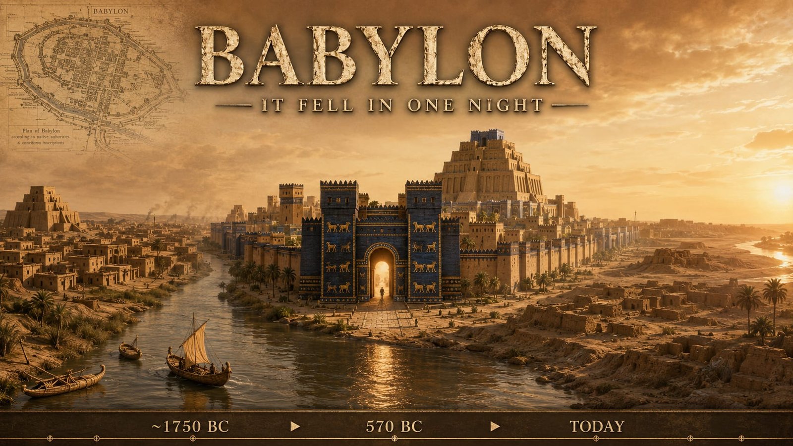Babylon, from c. 1894 BC; rebuilt 605–562 BC