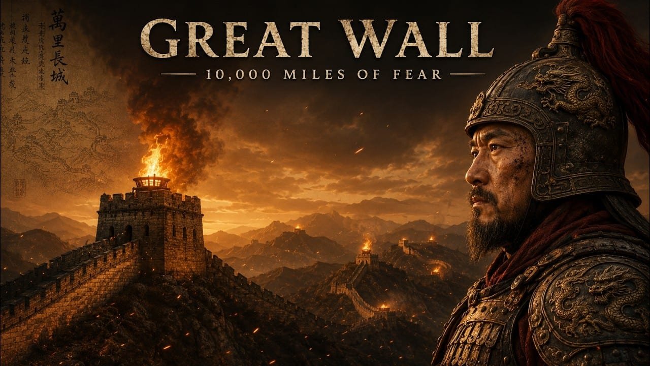 The Great Wall of China, from c. 220 BC; Ming walls 1368–1644