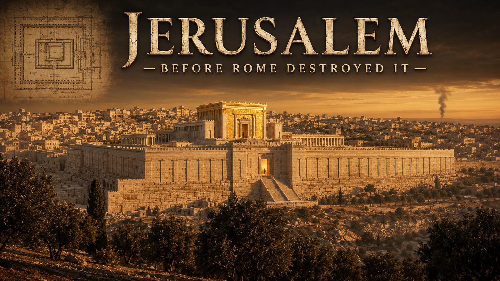 Jerusalem Before Rome Destroyed It, Herodian rebuild from c. 20 BC